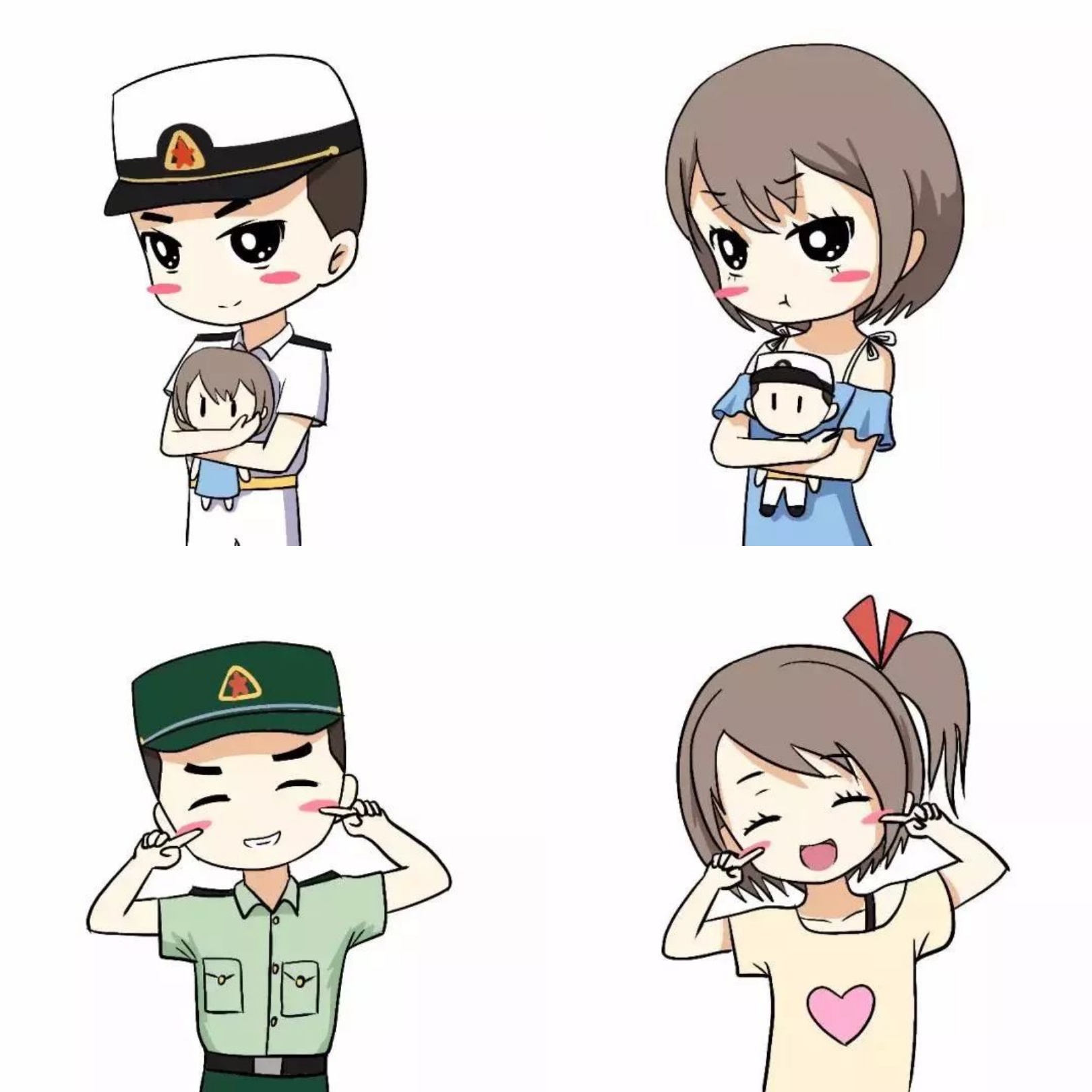 头像02军恋情侣头像