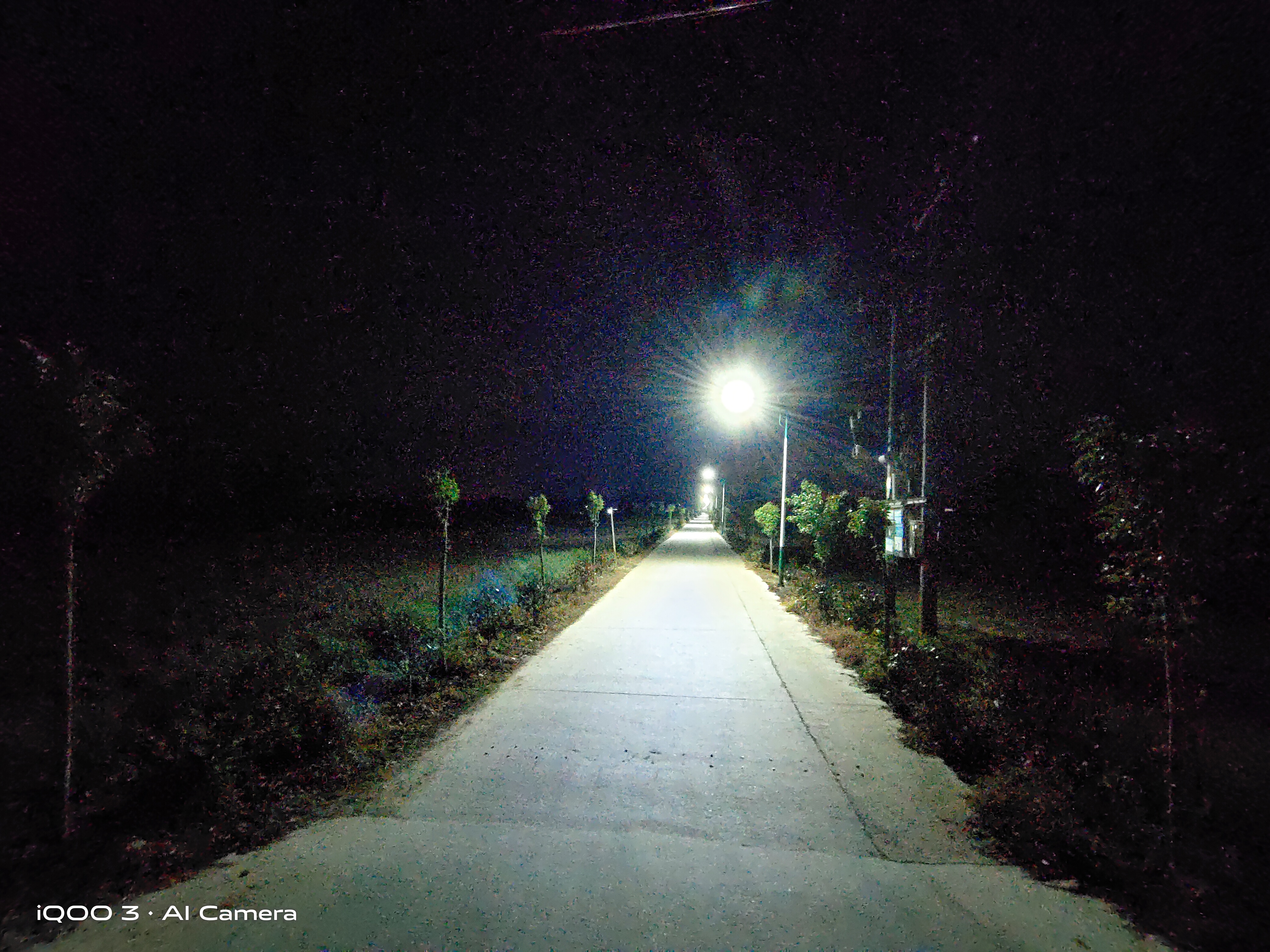 普通农村夜景高清图片图片