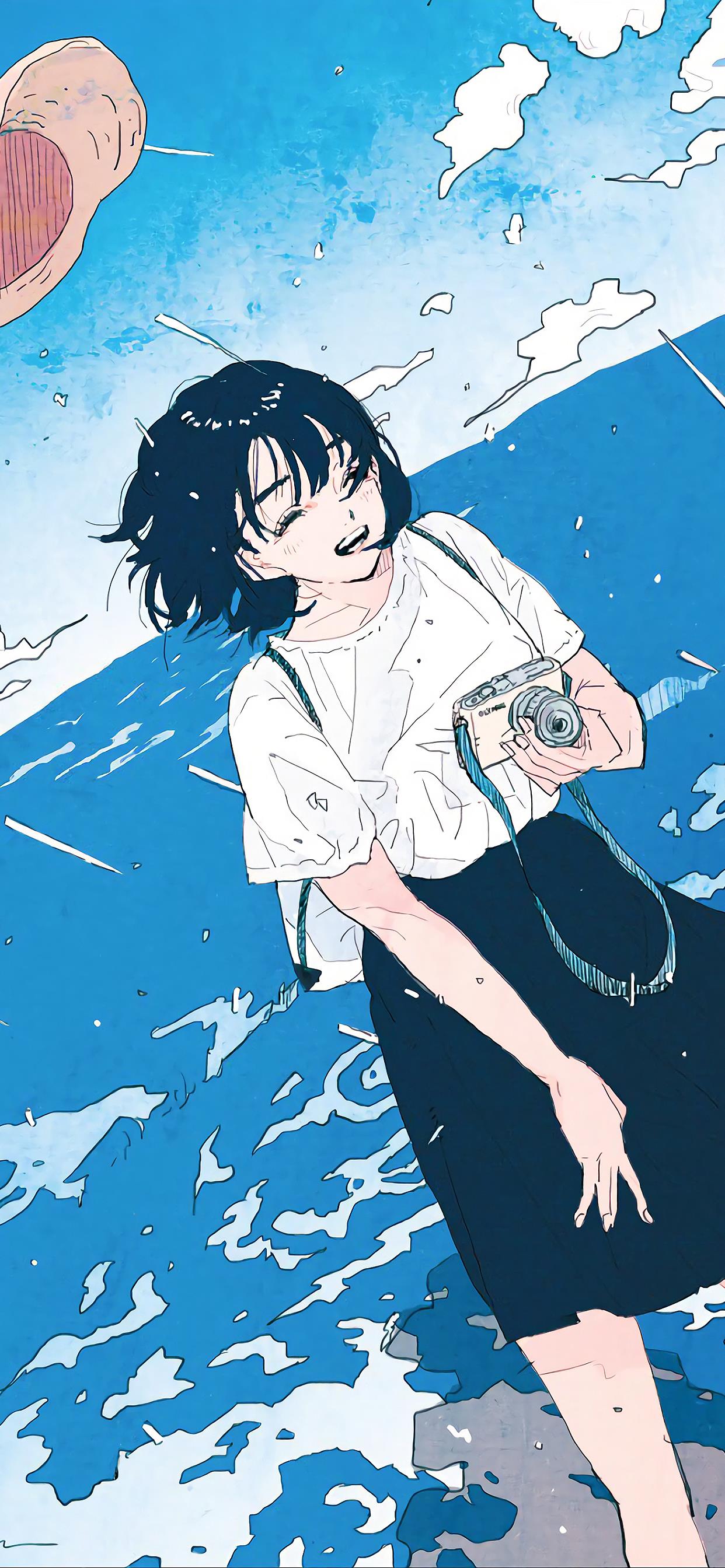 【壁纸】蓝白色的夏天 - vivo官方社区