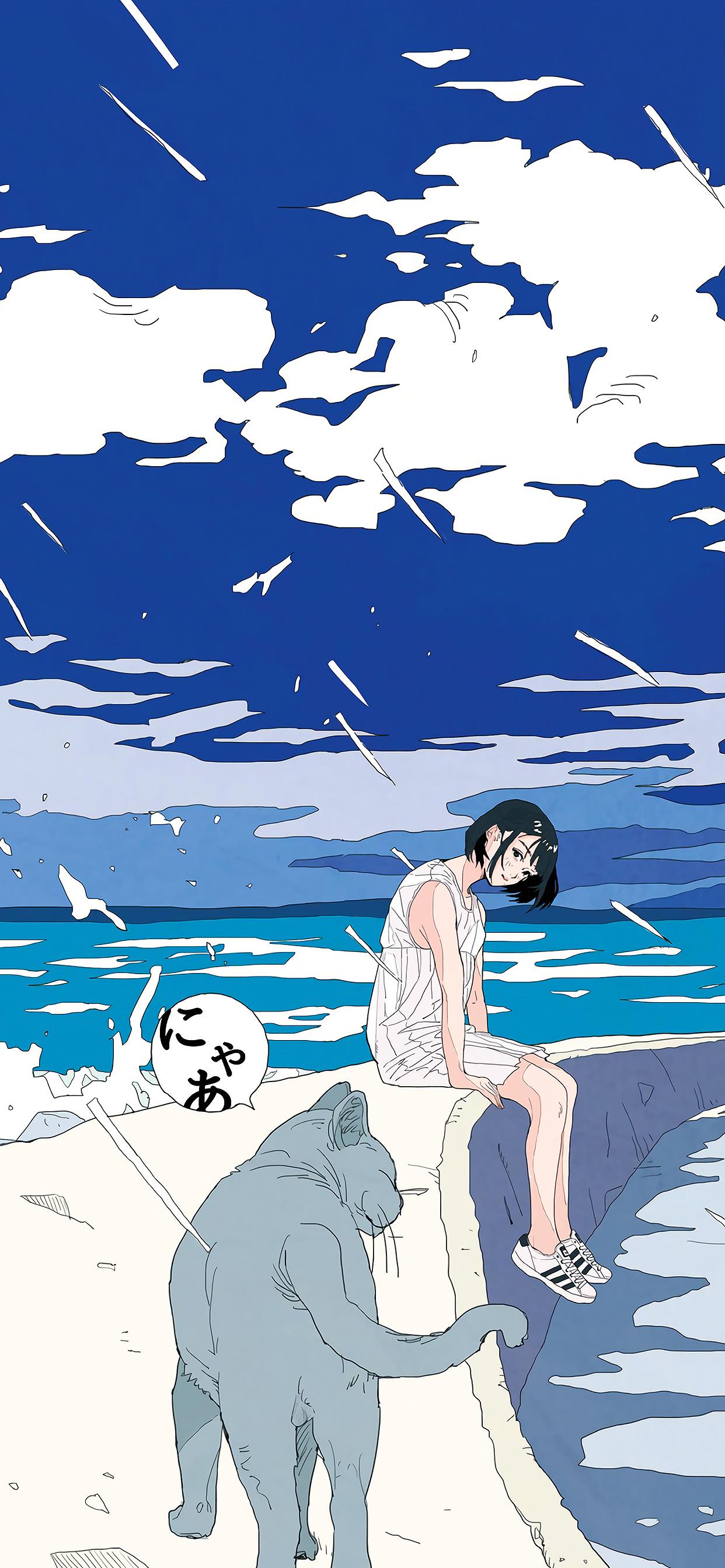 【壁纸】蓝白色的夏天 - vivo官方社区