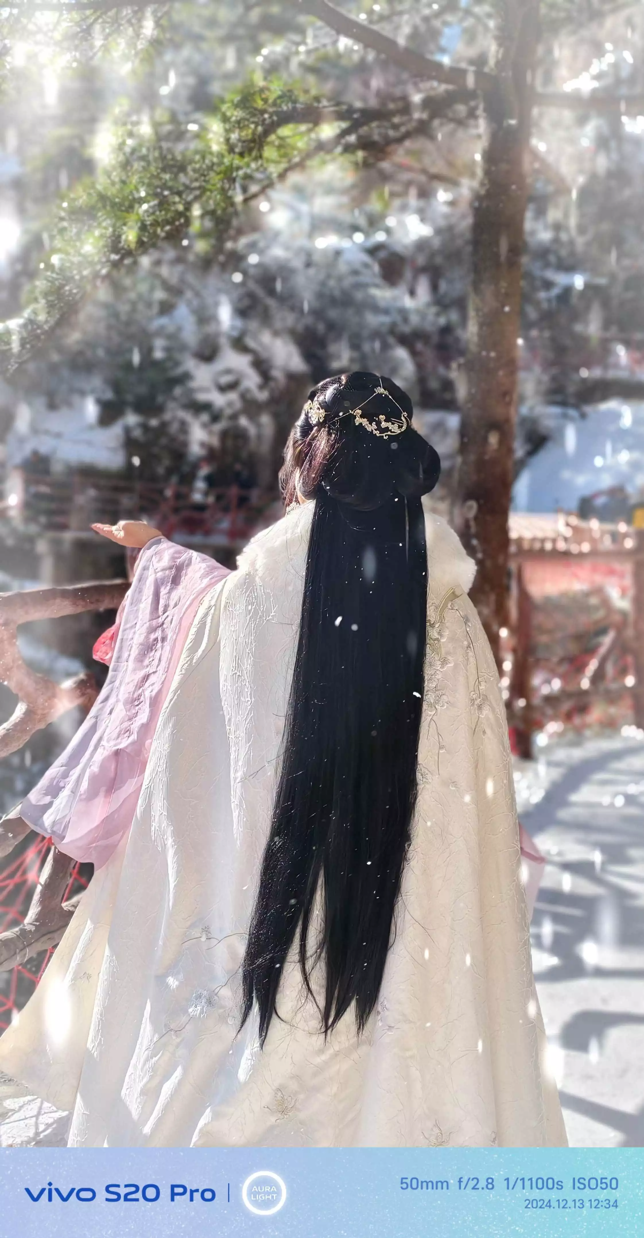老君山冬季雪景汉服太美了